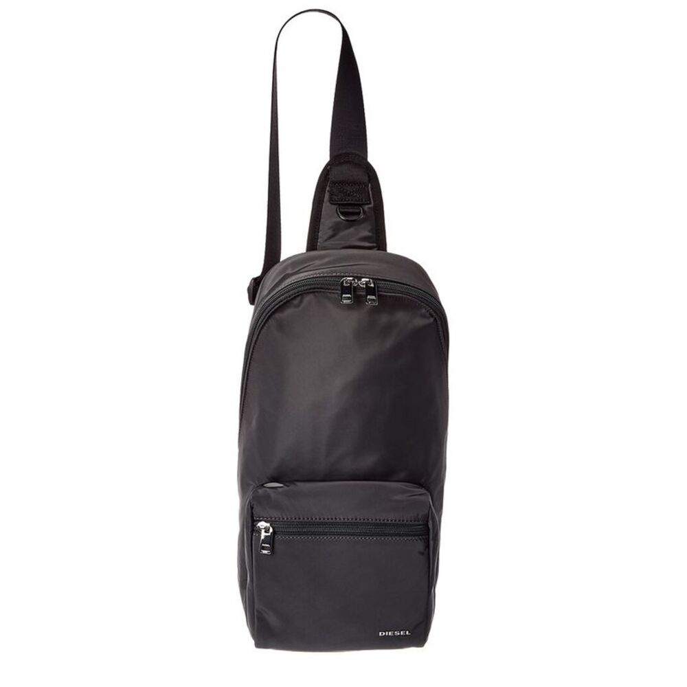 Diesel Logo Basic Slingback Letter Mono Backpack, Grey